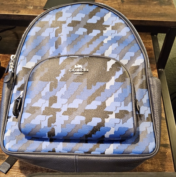 AUTHENTIC.BRAND NEW WITH TAGS COACH PURSE BACK PACK. Graphic Plaid!!! Rare - Picture 5 of 11